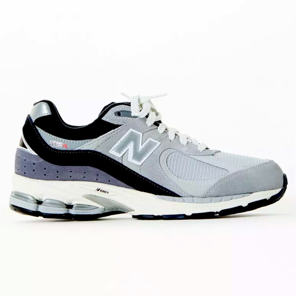 New Balance 2002R Slate Grey Raincloud Black Sneakers Womens Size 8.5 [M2002RSG]